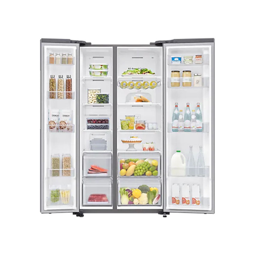 Samsung 647L Side By Side Fridge With Space Max Technology - Matt Silver (Photo: 6)